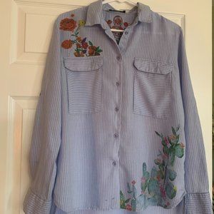 Button Up Trendy Shirt